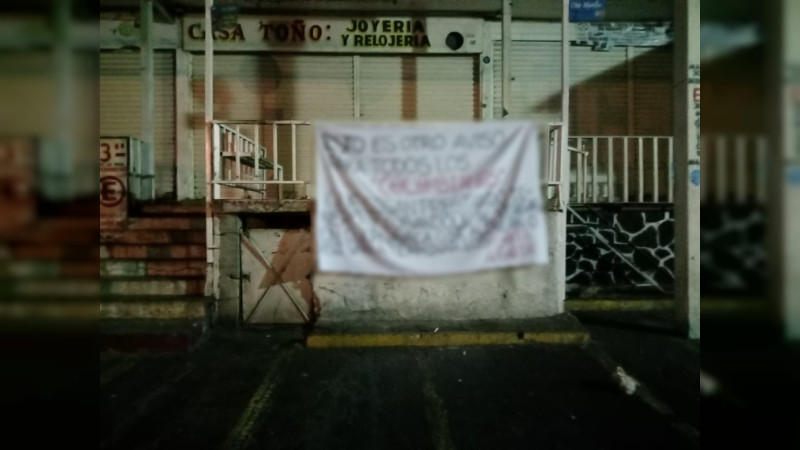 Con ejecución, balacera y manta, amenazan a colombianos prestamistas en Cuernavaca 