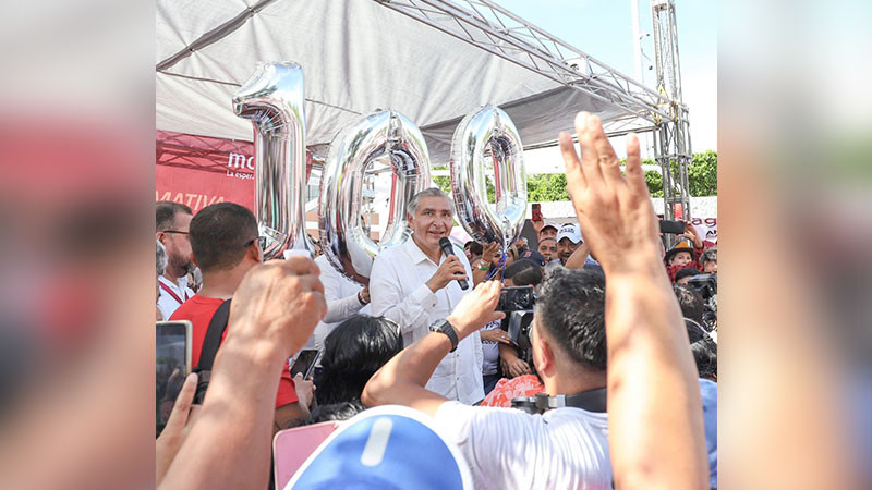En Campeche, Adán Augusto López completa las 100 asambleas informativas 