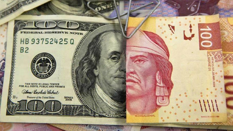 Peso mexicano alcanza las 16.64 unidades por dólar e impone nuevo récord mínimo 