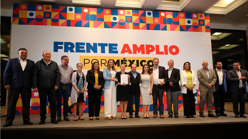 Morena denuncia ante el INE a aspirantes del Frente Amplio por México, por actos anticipados de campaña 