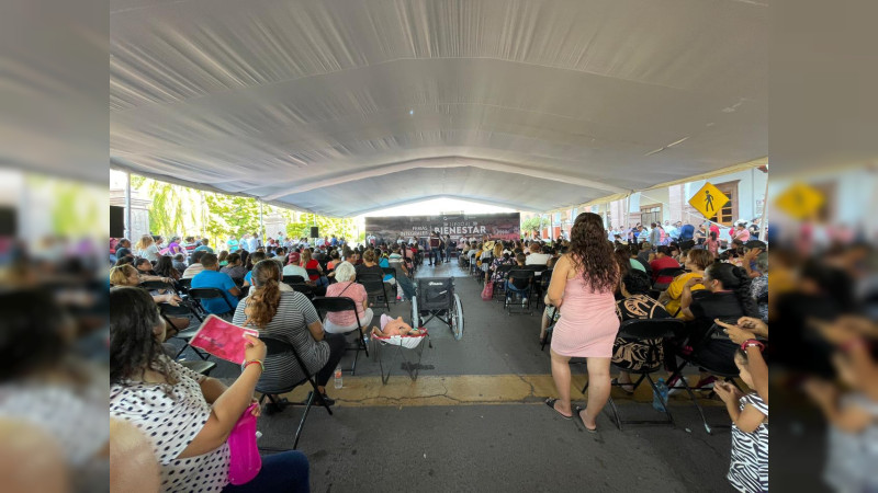 Ferias del Bienestar, facilitan acceso a servicios del Gobierno de Michoacán: Giulianna Bugarini