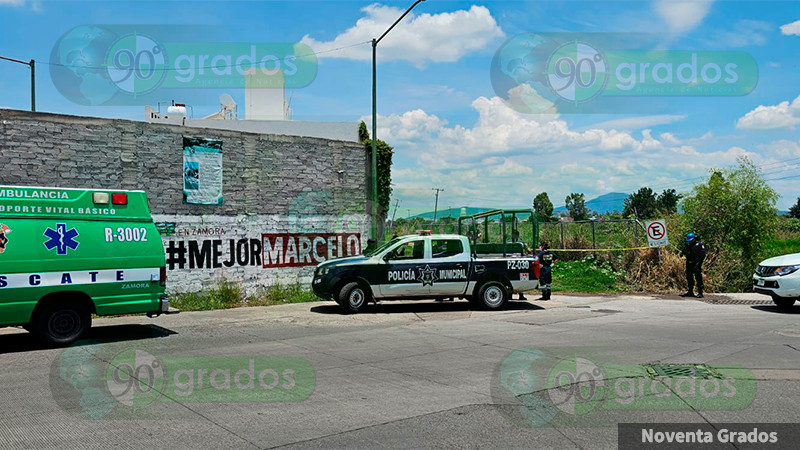 Ejecutan a un joven a espaldas del Fraccionamiento Kuntani en Zamora, Michoacán 