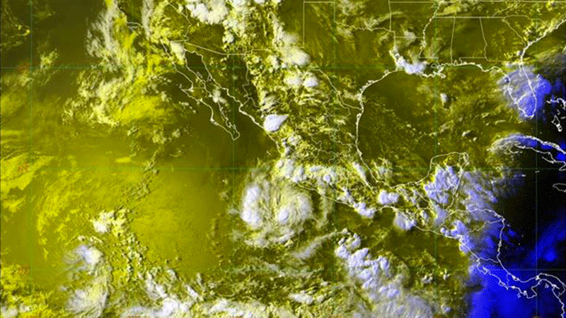 Se prevén lluvias intensas con descargas eléctricas y granizadas en regiones de Colima, Guerrero, Jalisco y Michoacán 