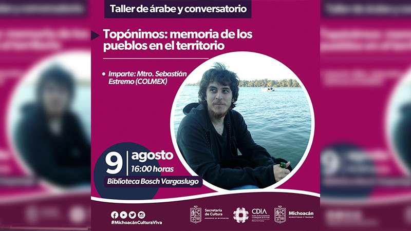 Reflexiona sobra los nombres de las personas y los lugares con este taller gratuito de la Secum 