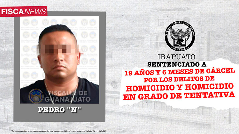 Le dan más 19 años de cárcel a ex policía por asesinato de un niño y lesión a un adolescente en Irapuato, Guanajuato  