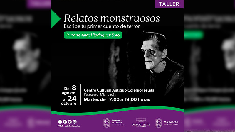 ¿Eres fanático del terror? Este taller de cuentos de la Secum es para ti 