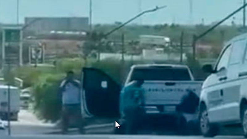 Sujetos armados despojan a conductores de 2 camionetas en carretera Reynosa-Río Bravo 