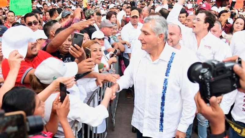 Asegura Adán Augusto que la gente ya aprendió a diferenciar a los buenos de los malos 