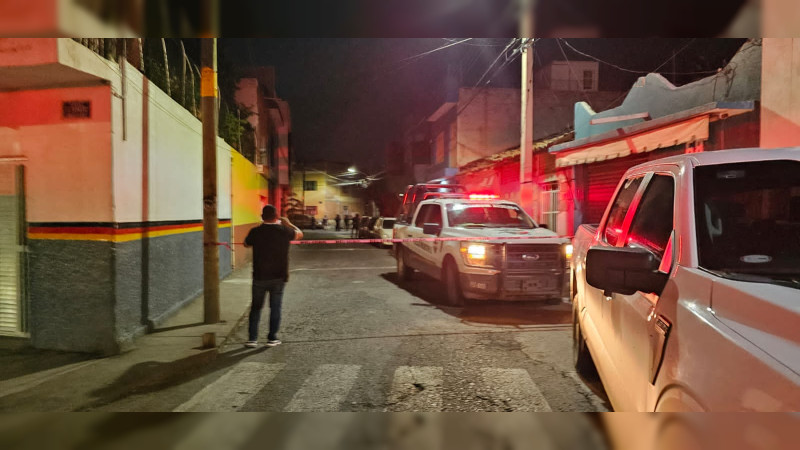 Matan a balazos a hombre en Morelia, Michoacán 
