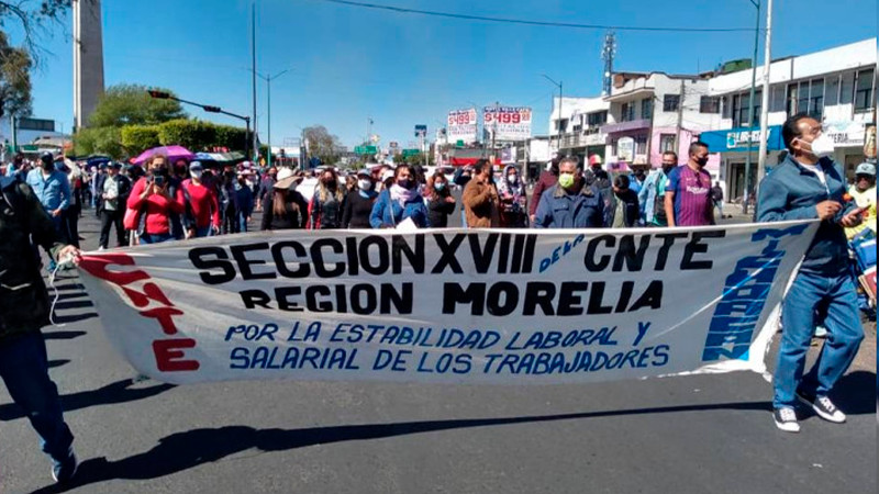 CNTE democrática se manifestará en Cámara de diputados federal  