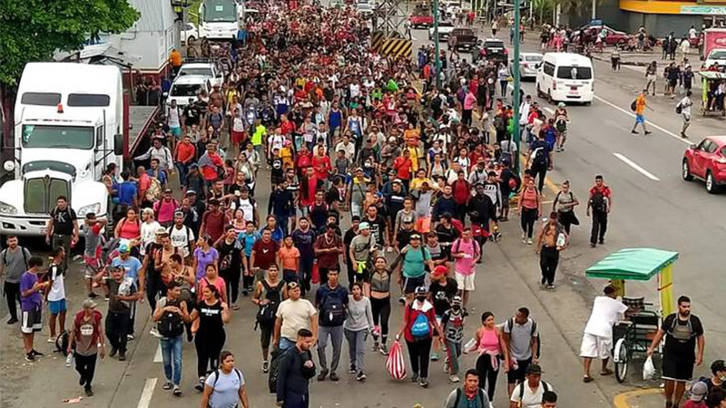 Caravana de migrantes varados en Tapachula, se alistan rumbo a Ciudad de México 