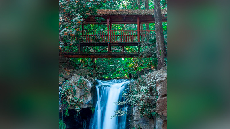 Turistas disfrutan belleza del Parque Nacional de Uruapan