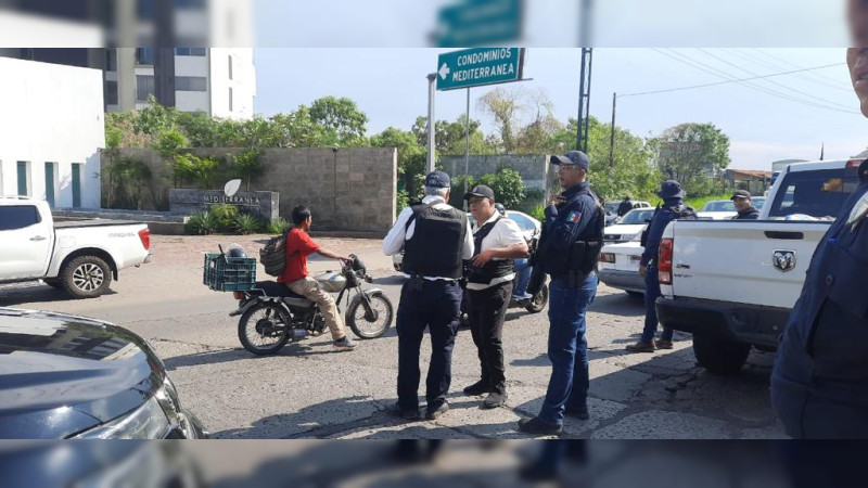 Firme y permanente, operatividad de Guardia Civil en Uruapan 