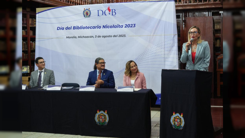 Respetar y dignificar el trabajo de las y los bibliotecarios, la mejor forma de reconocerlos: Rectora