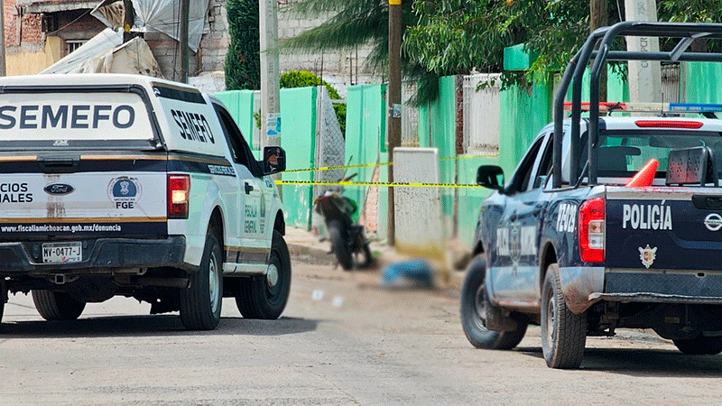 Hombres asesinan a un albañil en Zamora, Michoacán  
