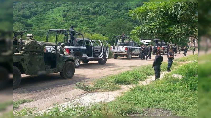 Se registra balacera en Nopalera, Apatzingán 