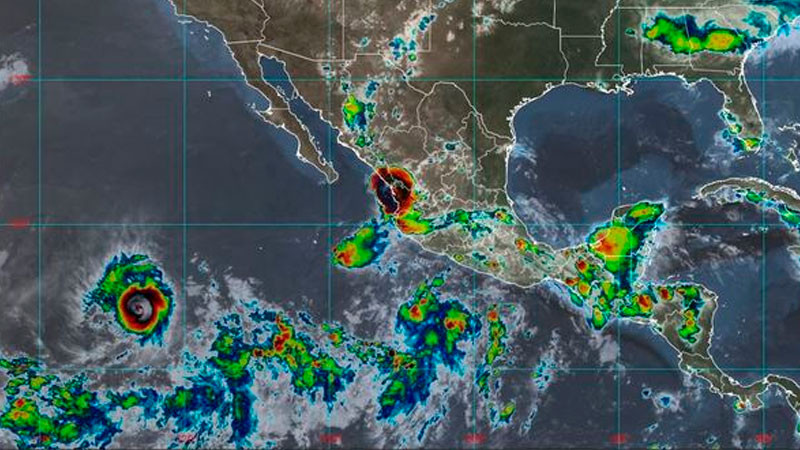 Onda tropical y desarrollo ciclónico provocarán lluvias intensas en Michoacán 