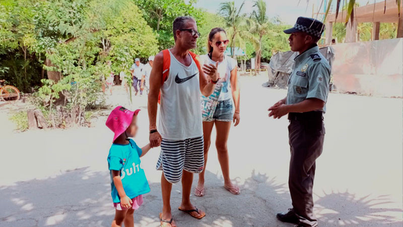 Realiza Guardia Nacional recorridos de seguridad en Parque del Jaguar y playas, en Quintana Roo 