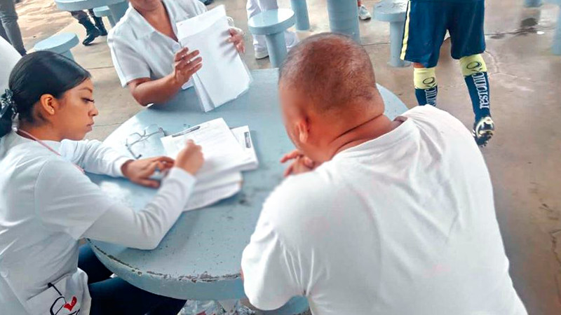 Realiza Salud Michoacán en penales pruebas de infecciones de transmisión sexual