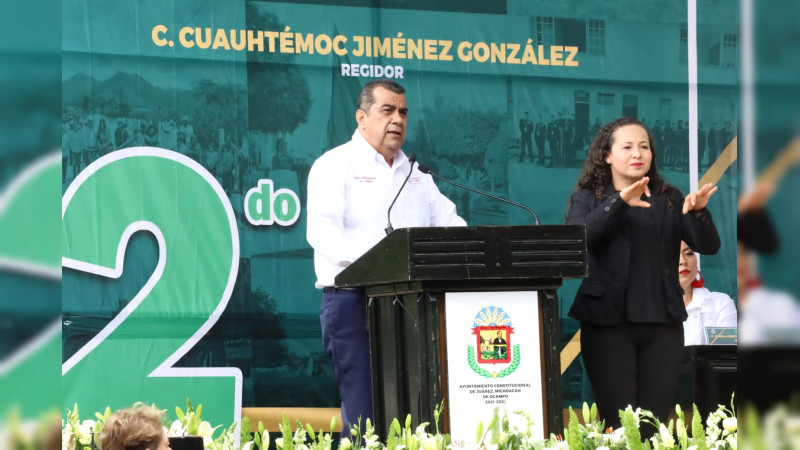 Gobierno de Bedolla destinó 11.3 mdp para transformar Juárez: Elías Ibarra