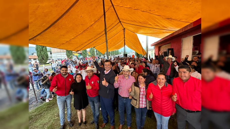 Supera PRI Michoacán meta de 10 mil firmas para aspirantes tricolores del Frente Amplio por México: Memo Valencia