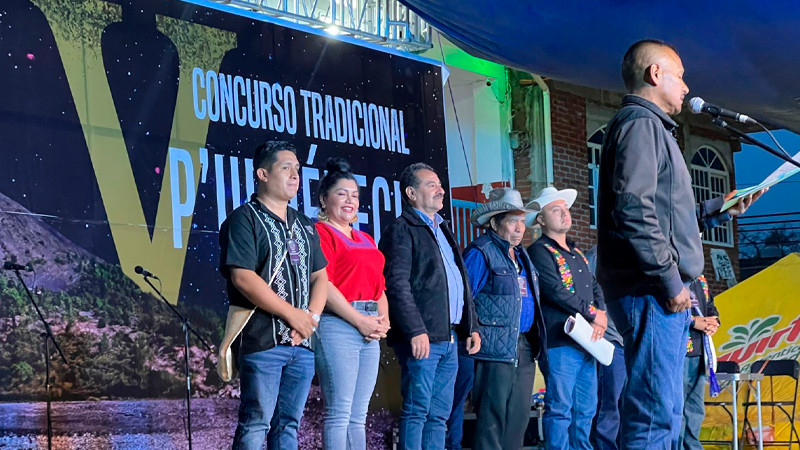 Inicia el V Concurso Tradicional Purépecha en Caltzontzin, Uruapan 