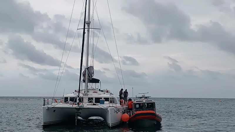 Elementos de la Marina rescatan a 23 personas en Quintana Roo 