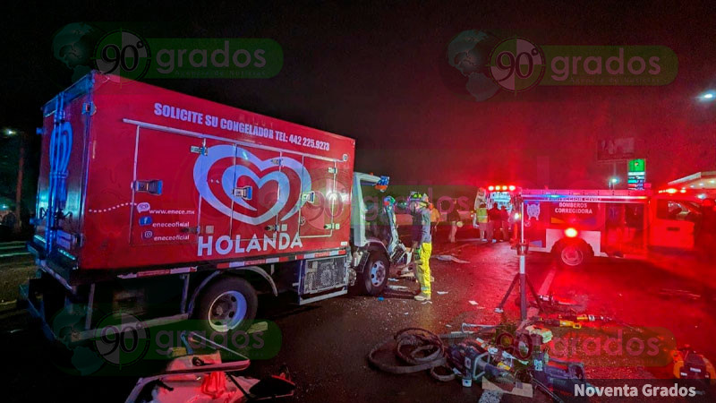 Fatal accidente en la carretera libre Celaya a Querétaro, deja un muerto 