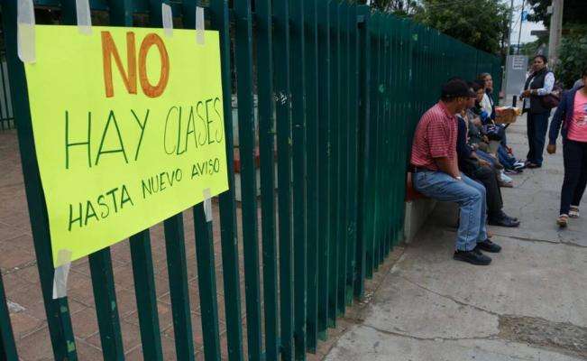 CNTE contradice al gobierno al decir que el 85% de las instituciones no tuvieron clases 