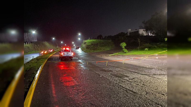 Ayuntamiento de Morelia se mantiene alerta ante la lluvia que se registra desde hace horas en la ciudad 