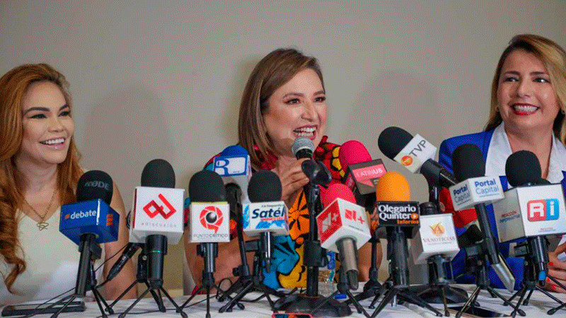 Xóchitl Gálvez exige que se revise la legalidad de las simpatías tras captura masiva de firmas 