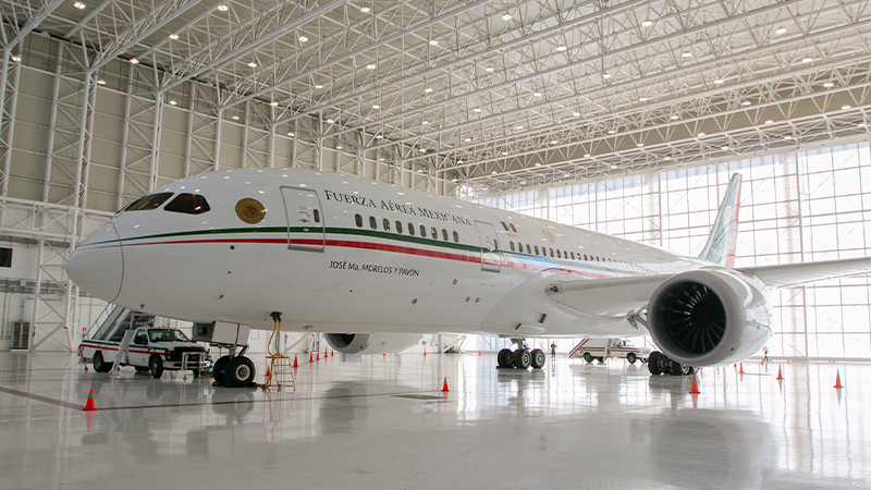 Gobierno Federal reserva avaluó del avión presidencial hasta 2028  