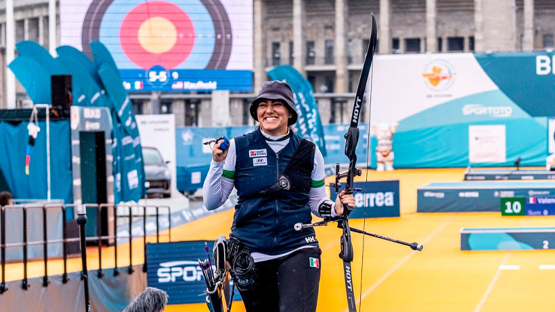 Con cuatro medallas, México hace historia en Campeonato Mundial de Tiro con Arco 