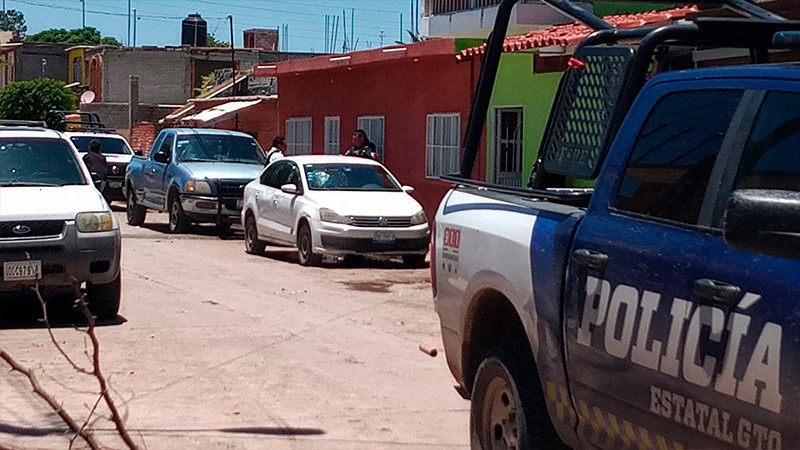 Hieren a balazos al directo de seguridad pública Villagrán, Guanajuato 