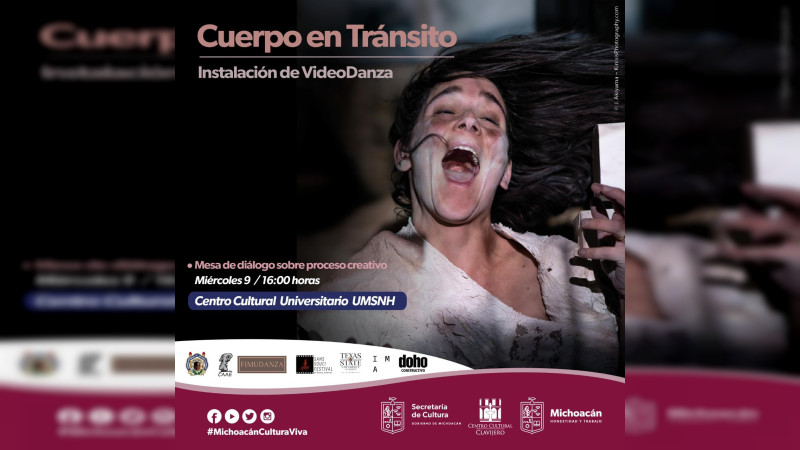 Invita Secum a dialogar sobre el proceso creativo de la videodanza 