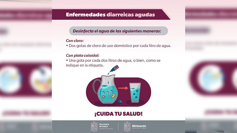 Higiene básica previene enfermedades gastrointestinales: Salud Michoacán