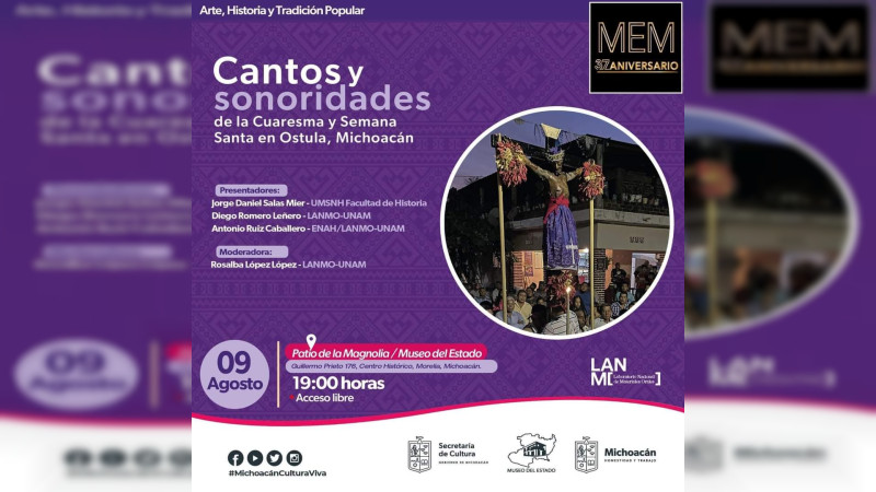 Invita Secum a la charla musicalizada de Cuaresma y Semana Santa 