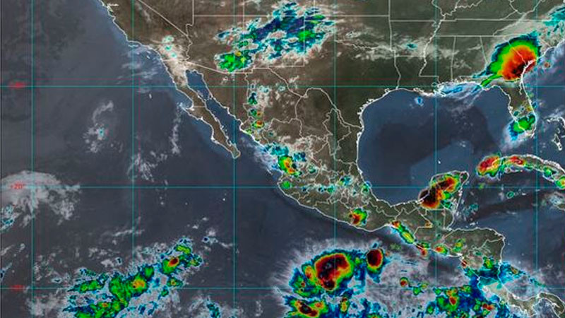 Se esperan lluvias fuertes, descargas eléctricas y posible caída de granizo en Michoacán 