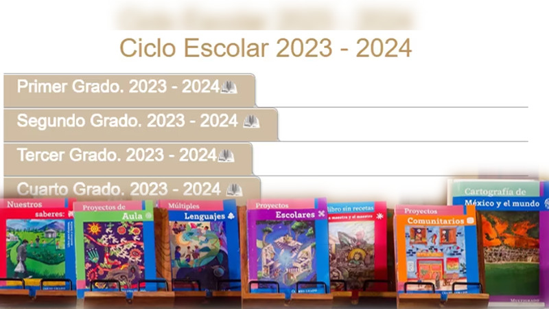 Catálogo ciclo escolar 2023-2024: dónde consultar los nuevos libros de texto de la SEP 