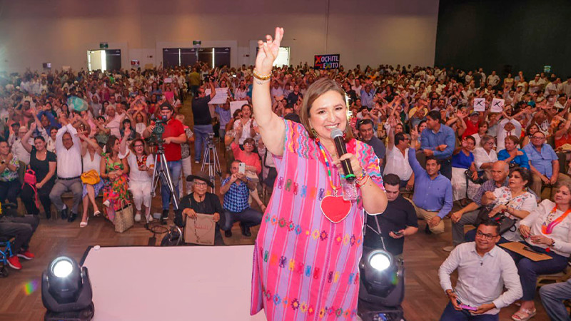 Xóchitl Gálvez presume más de medio millón de firmas recolectadas para su candidatura  