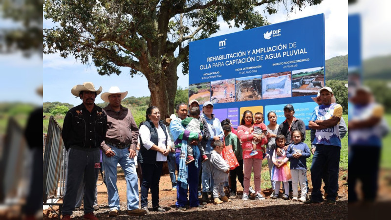 Gobierno de Morelia rehabilita olla de captación pluvial construida hace 100 años