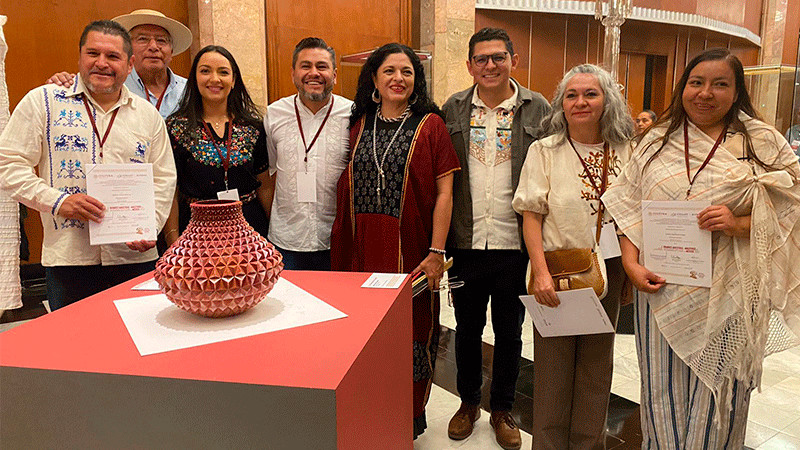 Premian a 5 michoacanos en concurso de Grandes Maestros del Patrimonio Artesanal