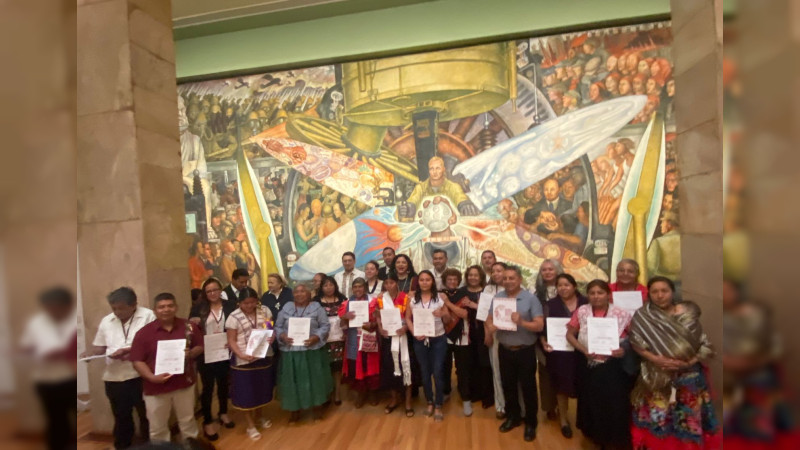 Premian a 5 michoacanos en concurso de Grandes Maestros del Patrimonio Artesanal