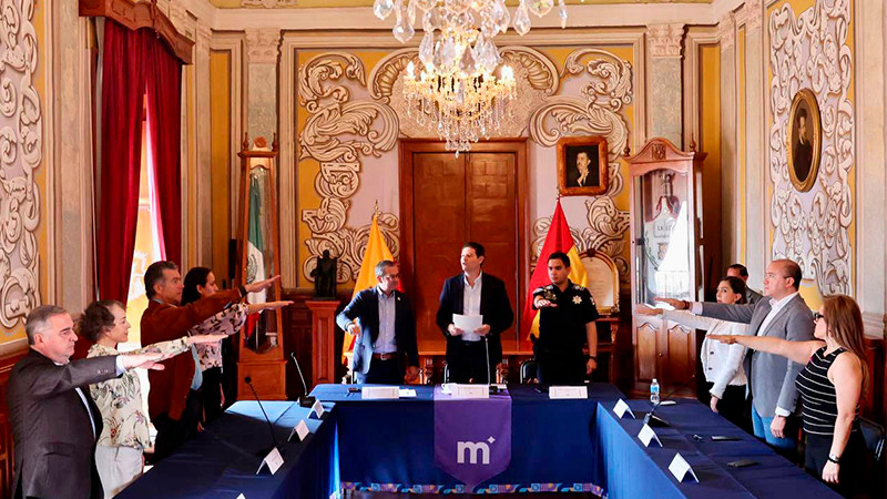 Instala Alfonso Martínez Consejo de Participación Ciudadana con Policía Morelia  