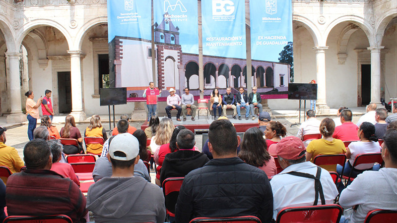 Arranca edificación del Centro de Convenciones en la Ex Hacienda de Guadalupe en Tarímbaro