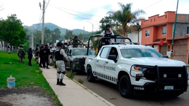 Mantienen operativos de seguridad en zona poniente de Morelia 