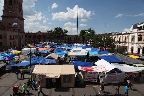 Morelia menos afectada que Oaxaca por manifestaciones 