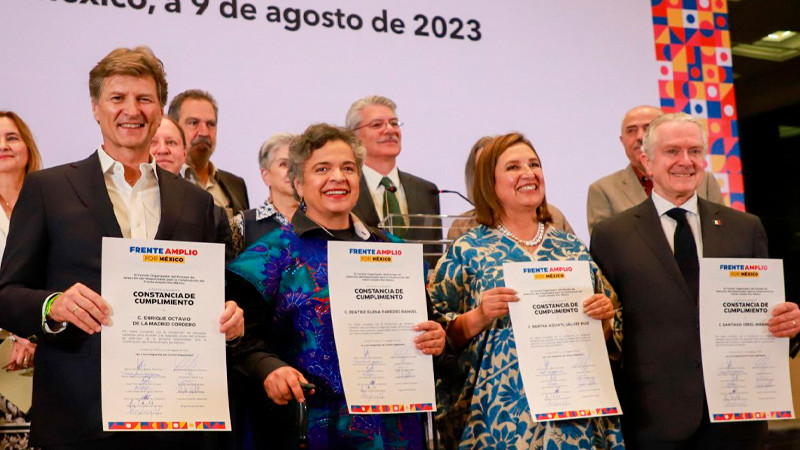 Debate Frente Amplio, reconciliación con el PRD, seguridad y gobierno de coalición durante Primer Foro Ciudadano  