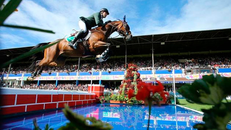 Equipo mexicano de salto compite en Espectáculo Ecuestre Dublín 2023 