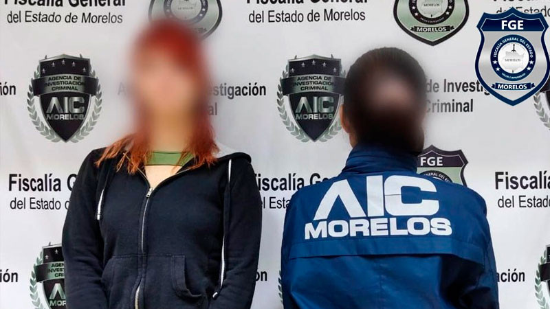 Fiscalía de Morelos captura a mujer buscada en EU ligada grupo criminal de Sinaloa 